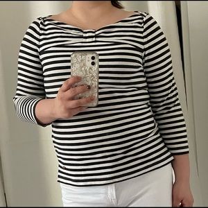 Kate Spade Striped 3/4 Sleeve